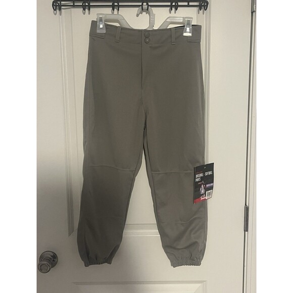 Franklin Deluxe Youth Size Extra Large Baseball Softball Pants Gray 28"- 30" XL - Picture 1 of 5